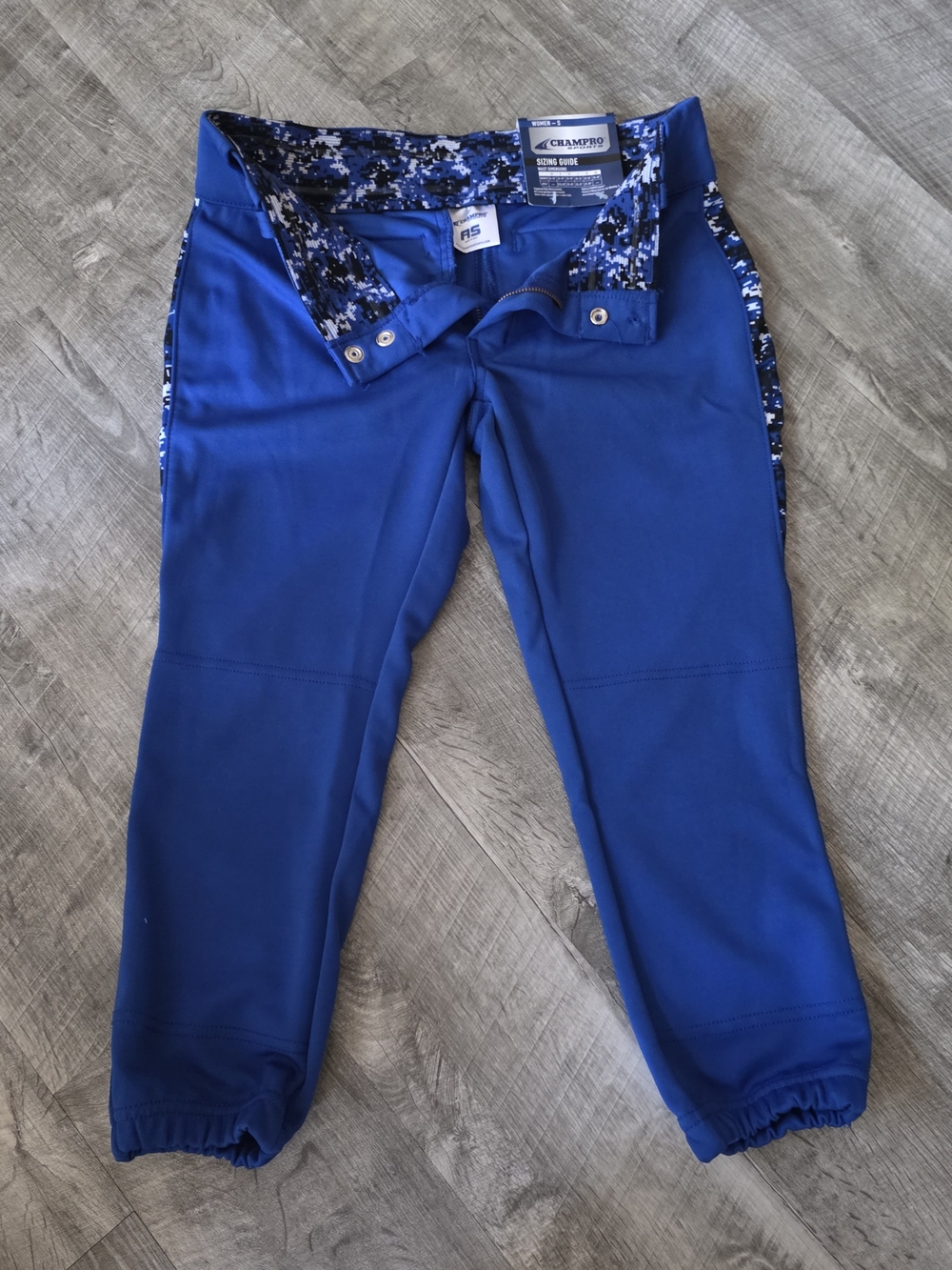 CHAMPRO Women's Blue Athletic Softball Pant